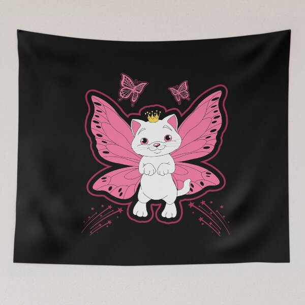 Item preview, Butterfly Kitten Fairy designed and sold by Hananiah Merch.