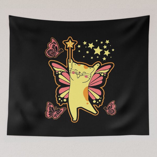 Item preview, Kitten Fairy Butterfly Cat designed and sold by Hananiah Merch.