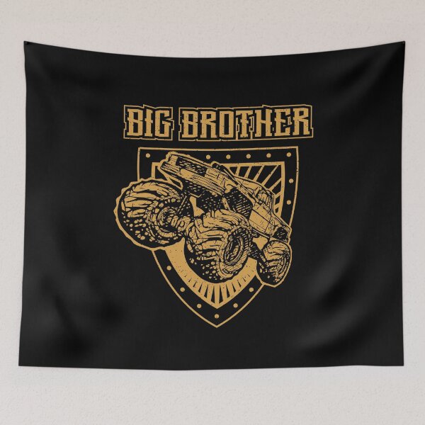 Item preview, Big Brother Monster Truck Toddler designed and sold by Hananiah Merch.