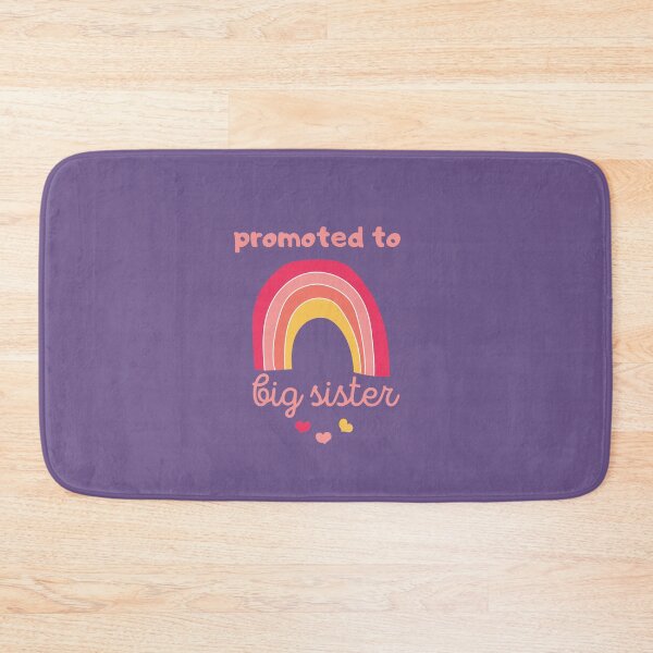 Item preview, Promoted to big sister - Cute pink rainbow big sister design designed and sold by Theleochick.