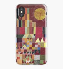 Paul Klee - Castle And Sun. Abstract painting: abstract art, geometric, Castle , composition, lines, forms, Sun, spot, shape, illusion, fantasy future iPhone Case/Skin