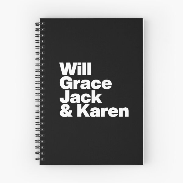 Item preview, Will And Grace - Will Grace Jack And Karen - White Text designed and sold by TypeHaus™.