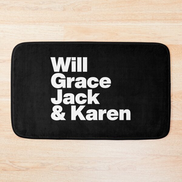 Item preview, Will And Grace - Will Grace Jack And Karen - White Text designed and sold by TypeHaus™.