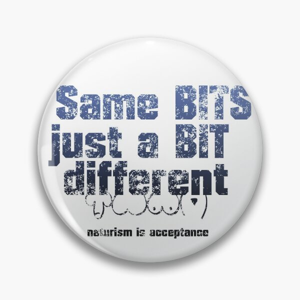 Item preview, Same Bits Just a Bit Different Naturism is Acceptance designed and sold by NaturistGifts.