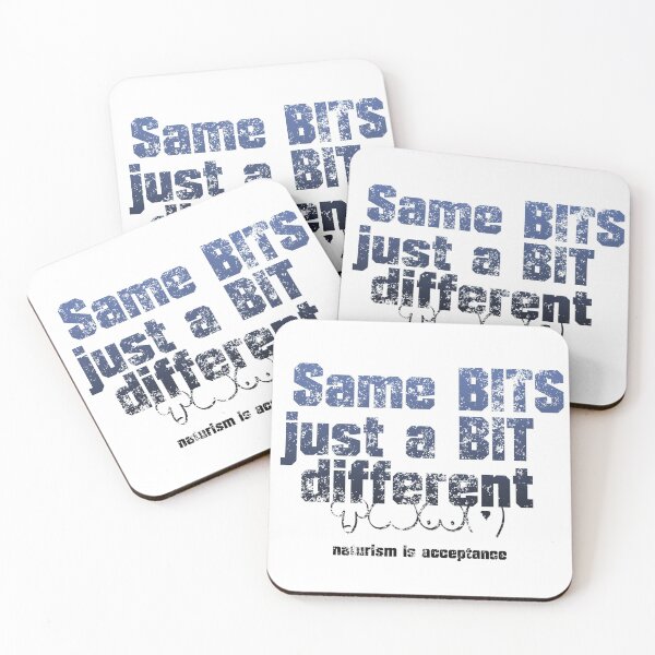 Item preview, Same Bits Just a Bit Different Naturism is Acceptance designed and sold by NaturistGifts.