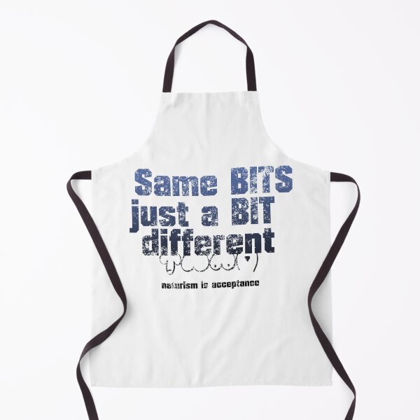 Item preview, Same Bits Just a Bit Different Naturism is Acceptance designed and sold by NaturistGifts.