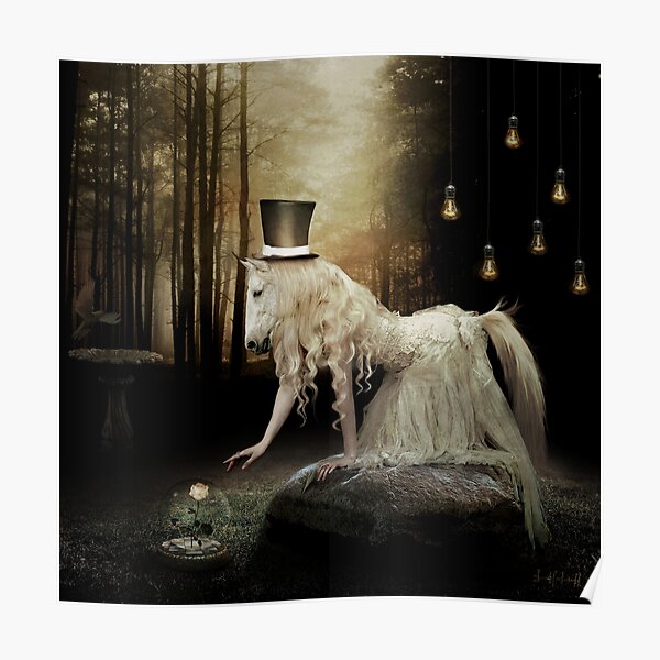 Lady horse Poster