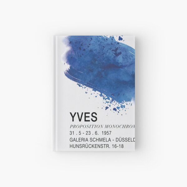 Proposition monochromes yves klein Hardcover Journal