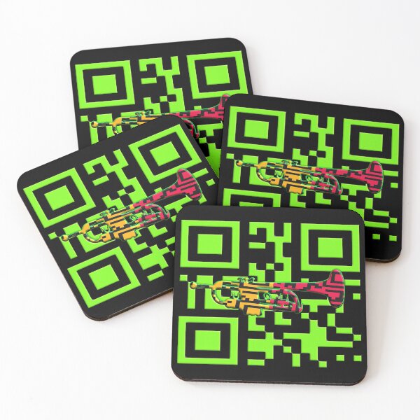Aperçu de l'œuvre TA TROMPETTE POUR TOUJOURS - SCANNE-MOI - GÉNÉRATEUR DE CODES QR créée et vendue par Ralek.