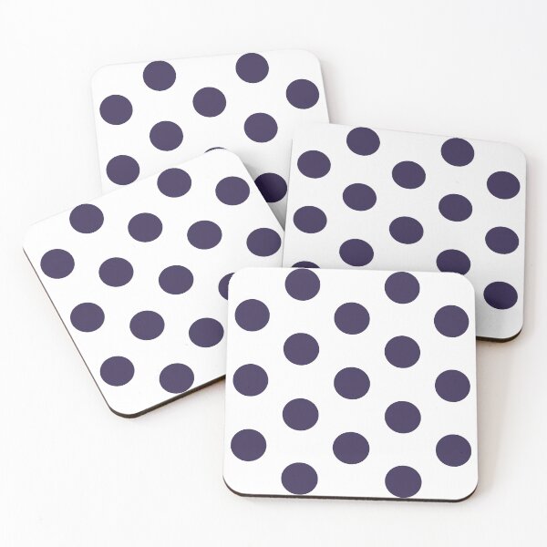 Item preview, Large NAVY BLUE and WHITE POLKA DOTS designed and sold by RachelMacht.