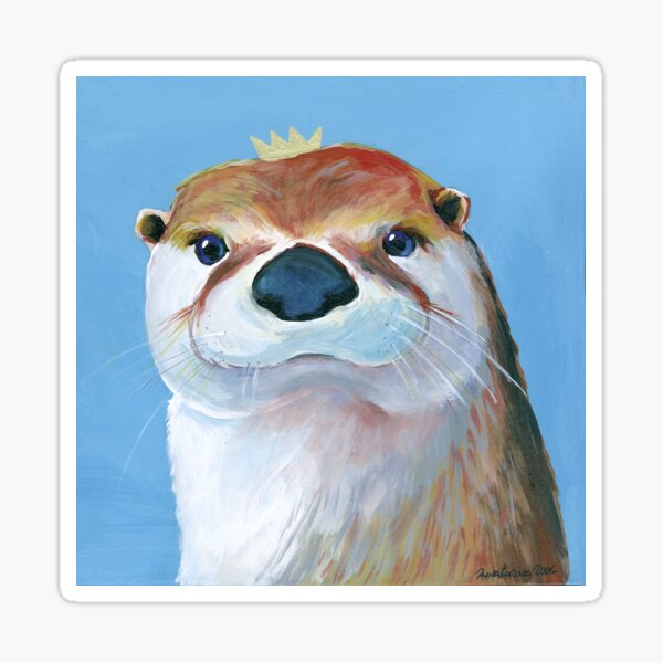 Fauna Royal: Fisch Otter Sticker
