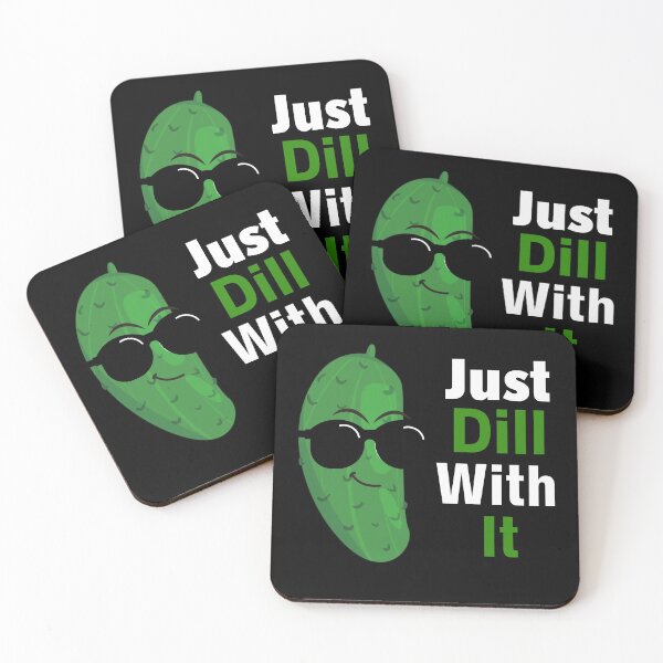 Item preview, Just Dill With It Funny Pickle designed and sold by Sujitra  Romyen.
