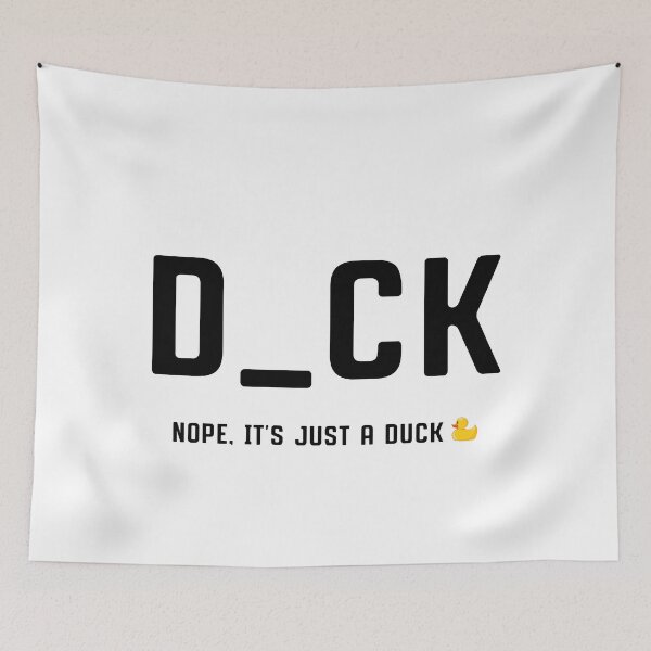 Item preview, d_ck nope it's just a duck designed and sold by reedbull.