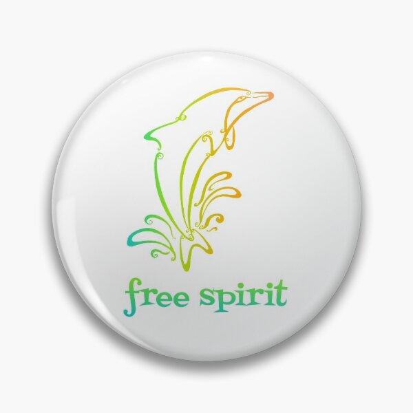 Item preview, Free Spirit Leaping Dolphin designed and sold by tigerr.