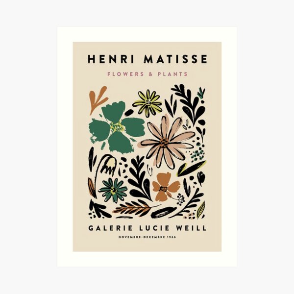 Matisse Flowers Art Print