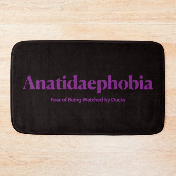Item preview, Anatidaephobia - The Fear of Being Watched by Ducks - Violet Design designed and sold by nabeArtist.