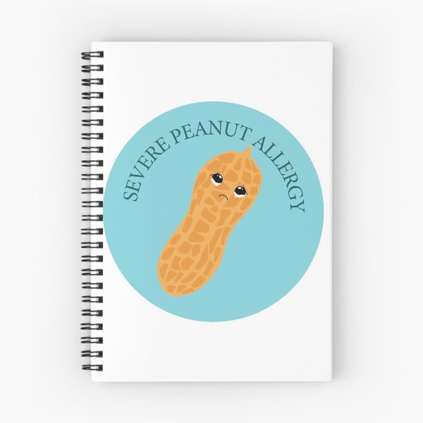 Item preview, Severe Peanut Allergy Sign - Blue designed and sold by dyesandpigments.