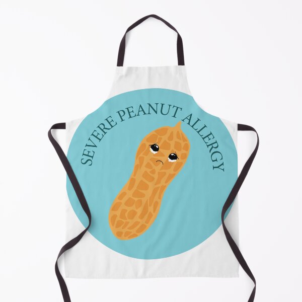 Item preview, Severe Peanut Allergy Sign - Blue designed and sold by dyesandpigments.