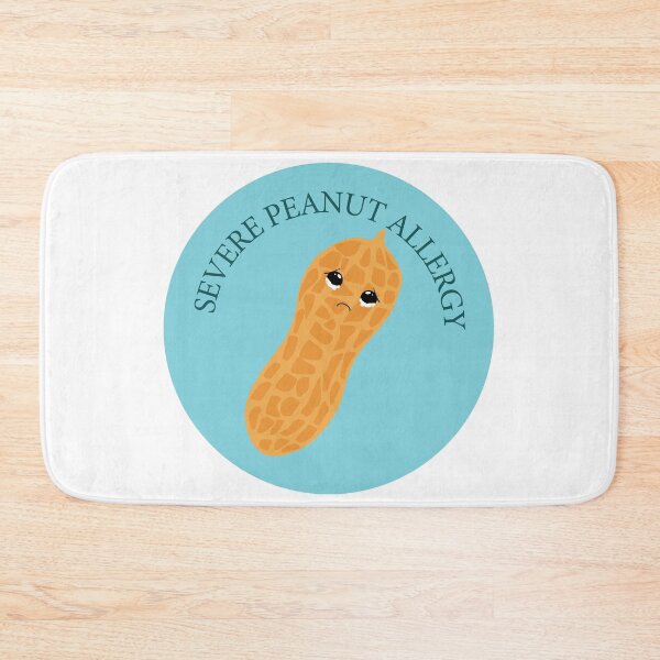 Item preview, Severe Peanut Allergy Sign - Blue designed and sold by dyesandpigments.