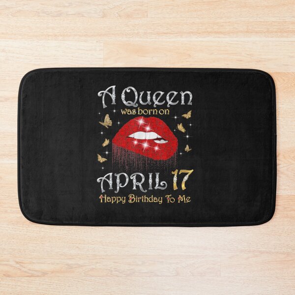 Item preview, A Queen Was Born on April 17, 17th April Queen Birthday T-Shirt designed and sold by Lukifo-Paladin.