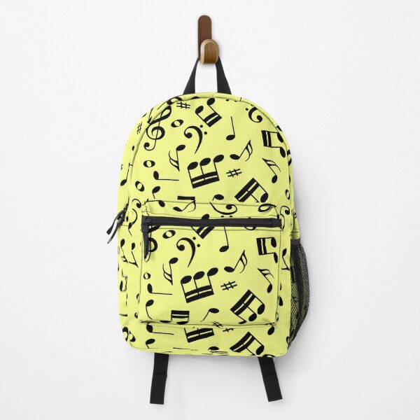 Item preview, Seamless pattern musical Notes on yellow background designed and sold by mashmosh.