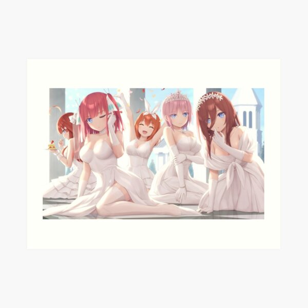 Cute Nino - 5 Toubun no Hanayome Art Board Print for Sale by Kami-Anime