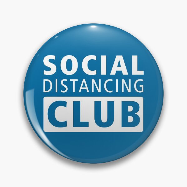 Item preview, Social Distancing Club designed and sold by NicoNicoNEET.