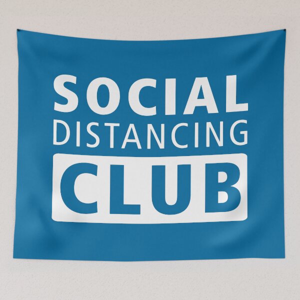 Item preview, Social Distancing Club designed and sold by NicoNicoNEET.