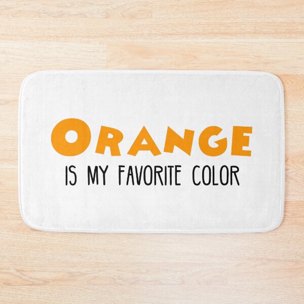 Item preview, Orange Is My Favorite Color designed and sold by Mooostickers.