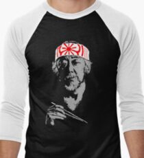 Man who catch fly with chopstick accomplish anything. Men's Baseball ¾ T-Shirt