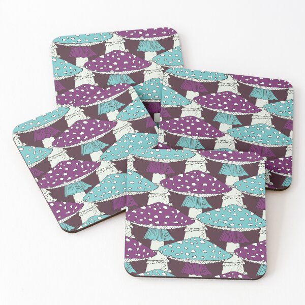 Item preview, Mushrooms magic hand drawn seamless vector pattern. designed and sold by Kizuneko.