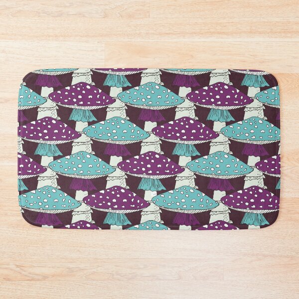 Item preview, Mushrooms magic hand drawn seamless vector pattern. designed and sold by Kizuneko.