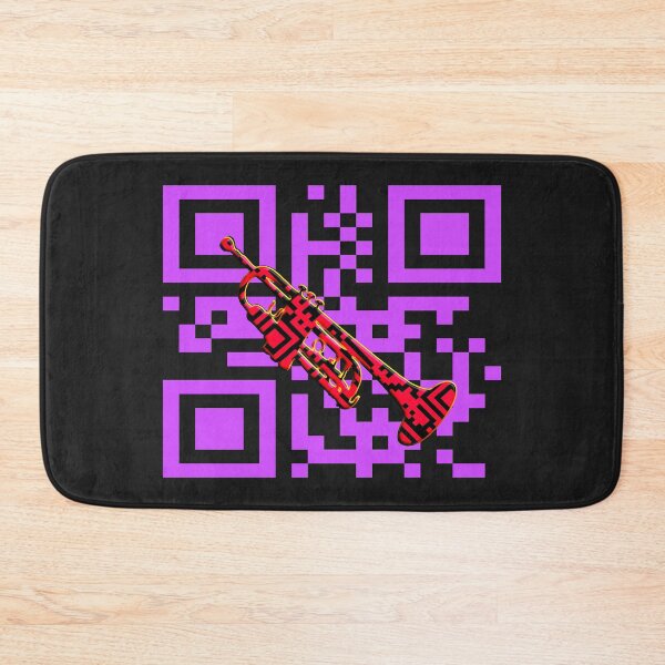 Aperçu de l'œuvre  TA TROMPETTE POUR TOUJOURS - SCANNE-MOI - GÉNÉRATEUR DE CODES QR créée et vendue par Ralek.