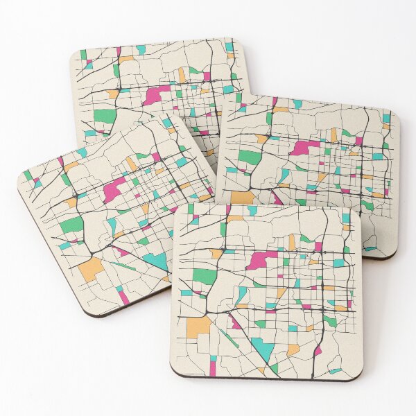 Item preview, Arlington, Texas Street Map designed and sold by A Deniz Akerman.