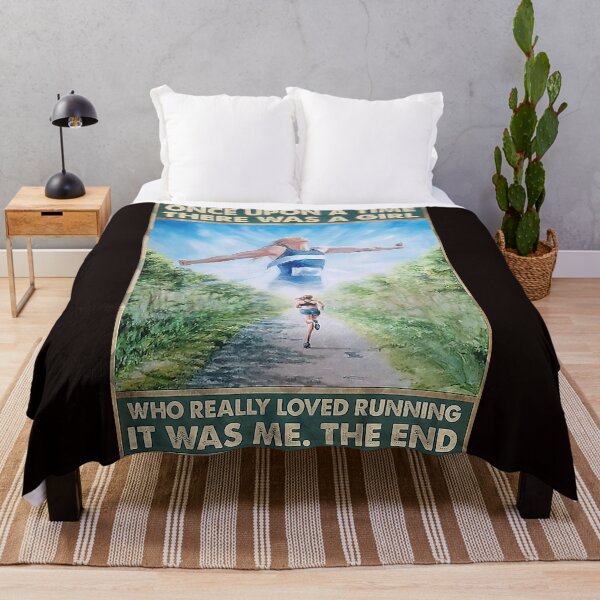 Item preview, Once upon a time there was a girl who really loved running it was me , the end designed and sold by Cisnerosf97.