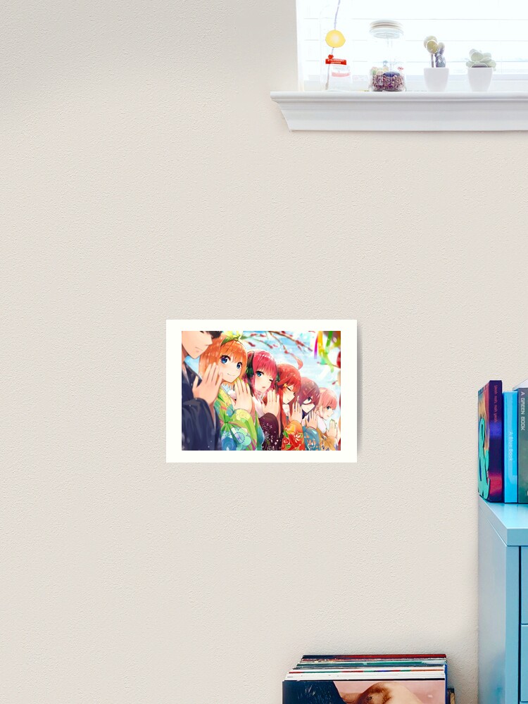 Nakano Quintuplets 5 Toubun no Hanayome Art Board Print for Sale by  Kami-Anime