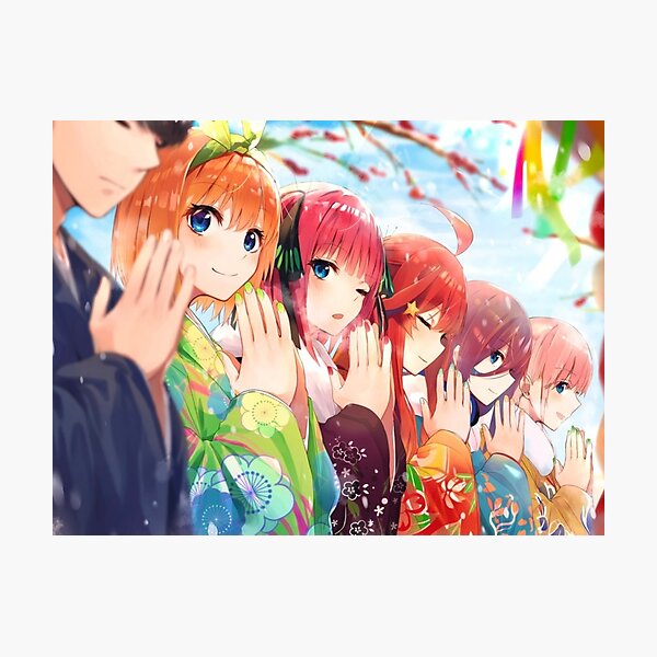 5Toubun no Hanayome - Quintuplets Photographic Print for Sale by