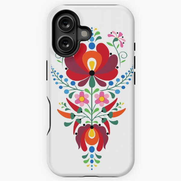 Item preview, Traditional Style Hungarian Flowers Design on White designed and sold by BuickRasDesign.