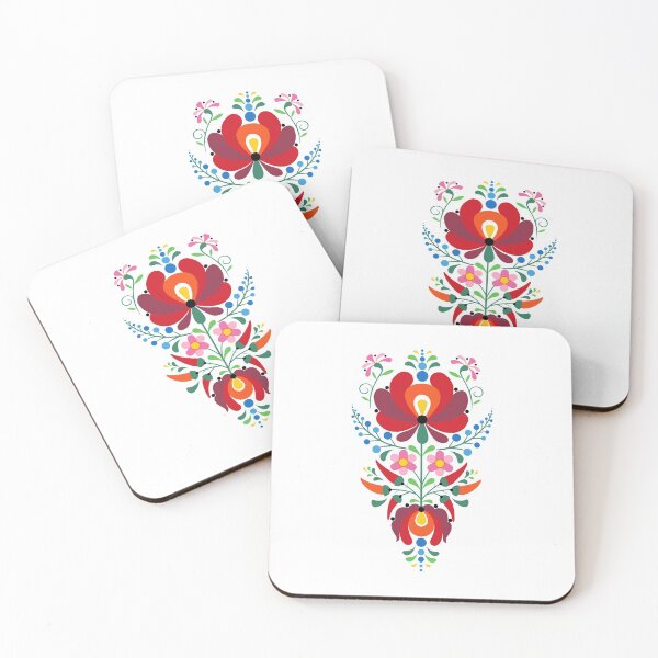 Item preview, Traditional Style Hungarian Flowers Design on White designed and sold by BuickRasDesign.