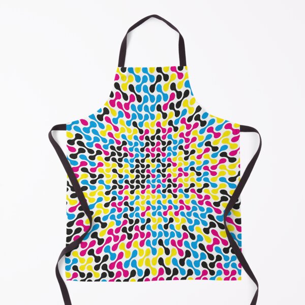 Item preview, CMYK Warped Metaballs Pattern (White) designed and sold by John Uttley.