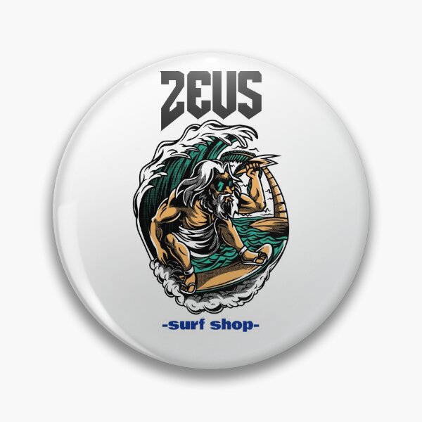Item preview, zeus surf shop designed and sold by GttP.