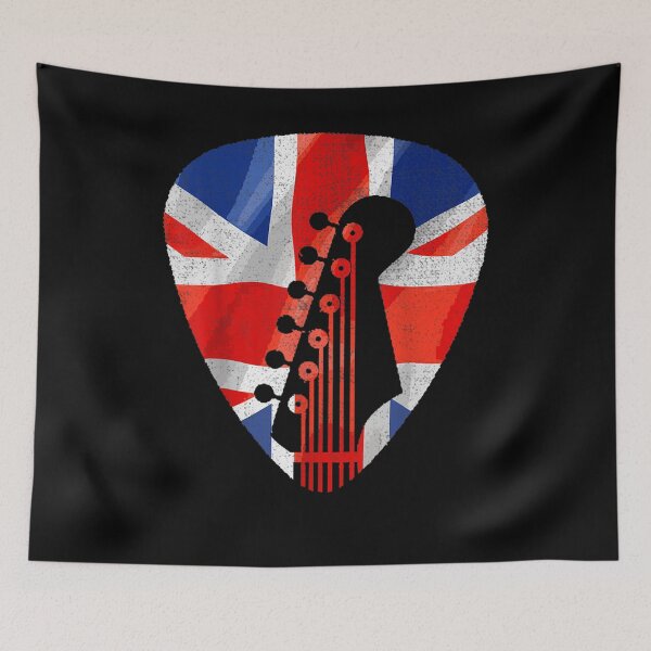 Item preview, Guitar Pick Union Jack Flag Guitarist Vintage I Have G A S  designed and sold by beatabea.
