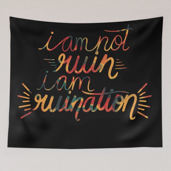 Item preview, I am not ruin, I am ruination | Shadow and Bone Quote | Netflix show | Leigh Bardugo | Grishaverse  designed and sold by scintillare.