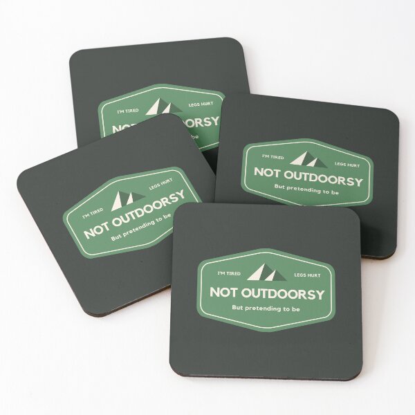 Item preview, Not outdoorsy but pretending to be funny nature design designed and sold by OK SKETCHY.