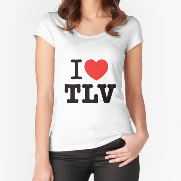 i love Tel Aviv Fitted Scoop T-Shirt