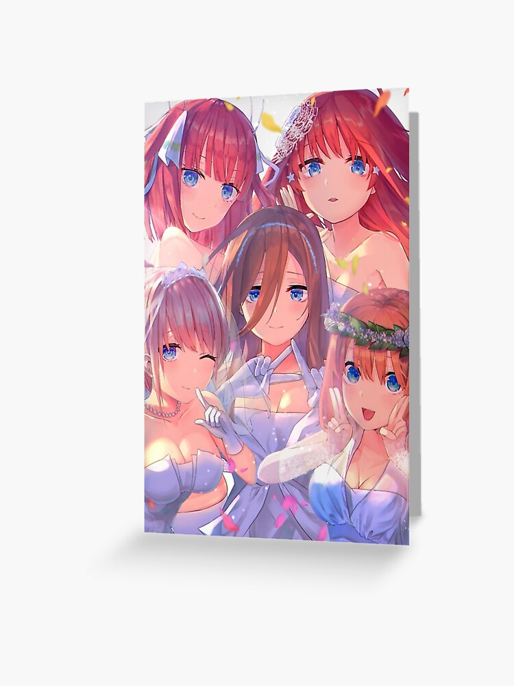 5Toubun no Hanayome - Quintuplets Greeting Card for Sale by Kami-Anime