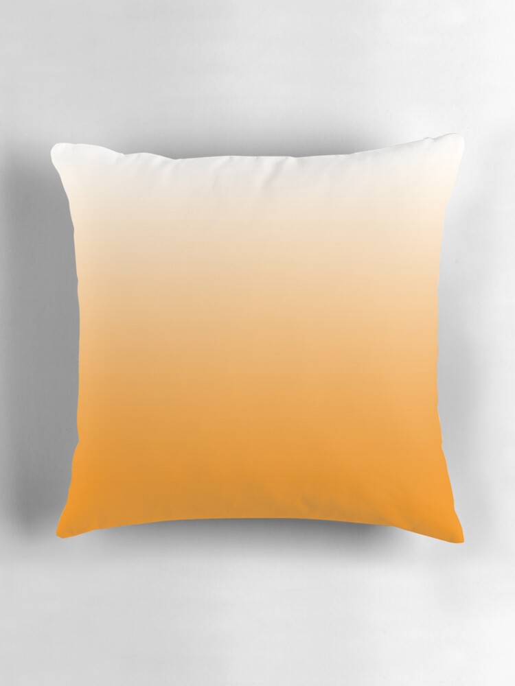 Thumbnail 3 of 4, Pillow, OMBRE Gradient Tangerine designed and sold by ozcushions.