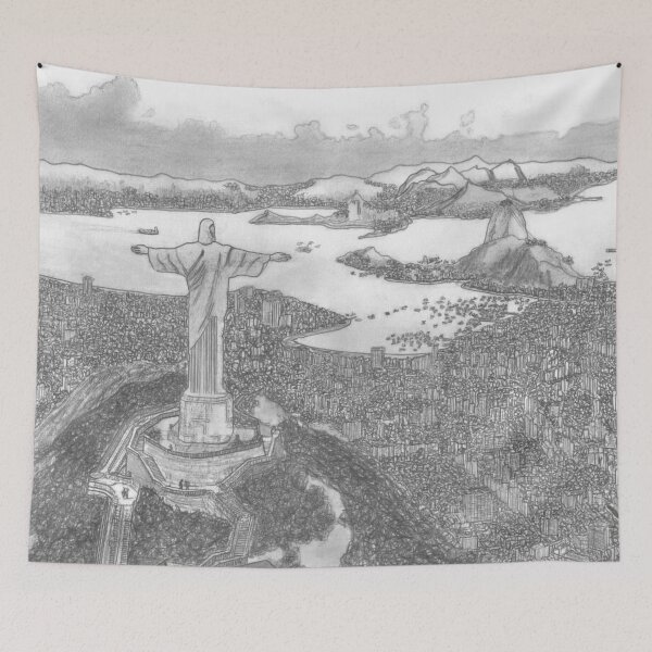 Item preview, Rio de Janeiro Brazil) designed and sold by Anartsketch.