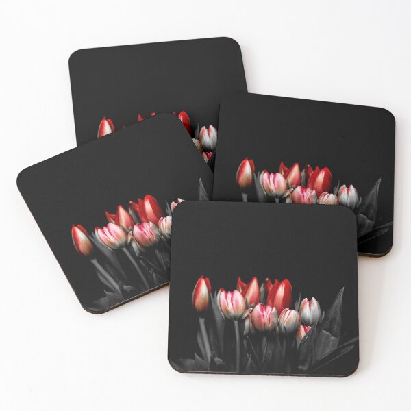 Item preview, Red and Black Tulips - 08 designed and sold by MisterSquid.