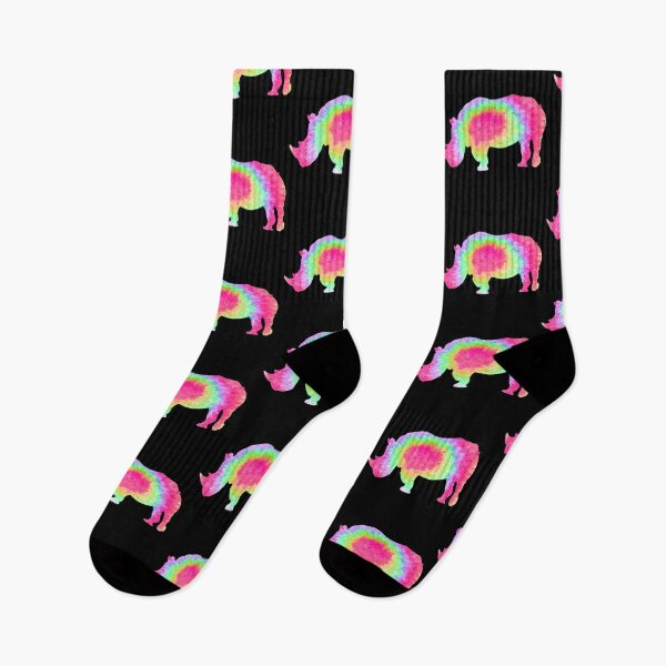 Item preview, Tie dye rhino - tie dyed designed and sold by 1DaisyChainLane.